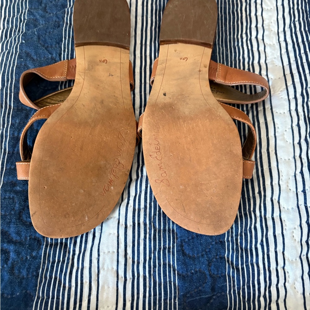 Sam Edelman Tan Leather Sandals - Picture 2 of 2